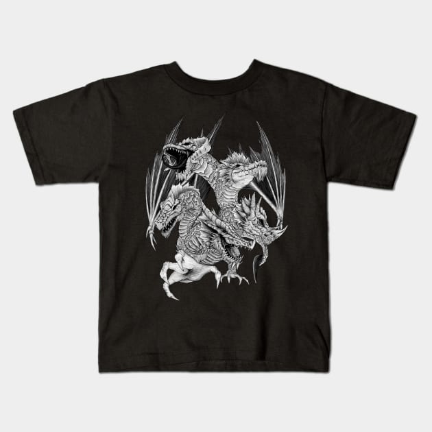 Tiamat Kids T-Shirt by Necropolis by Night